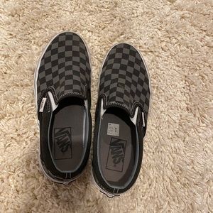 Good as New Checkered Vans!